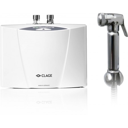 CLAGE MCX 3 HS Przepływowy podgrzewacz wody z bidetową słuchawką 3,5 kW 230 V 1500-15013